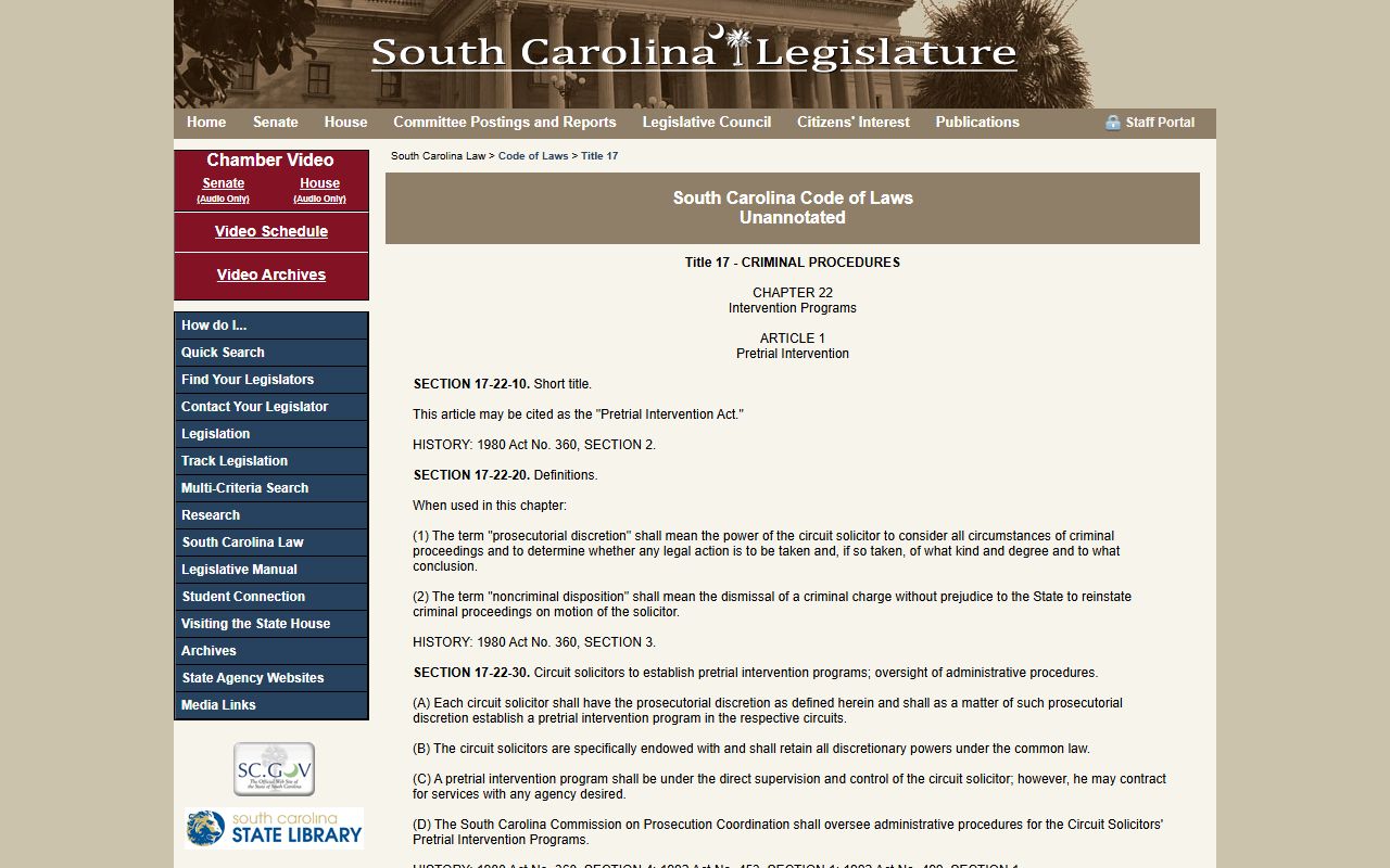 South Carolina expungement statute chapter for York County arrest records
